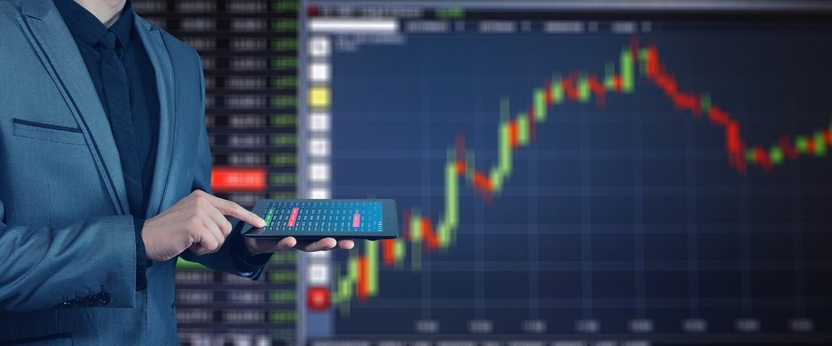 stock exchange, win, boom, businessman, tablet, computer, steering, business, symbol, arrow, direction, up, tendency, ba
