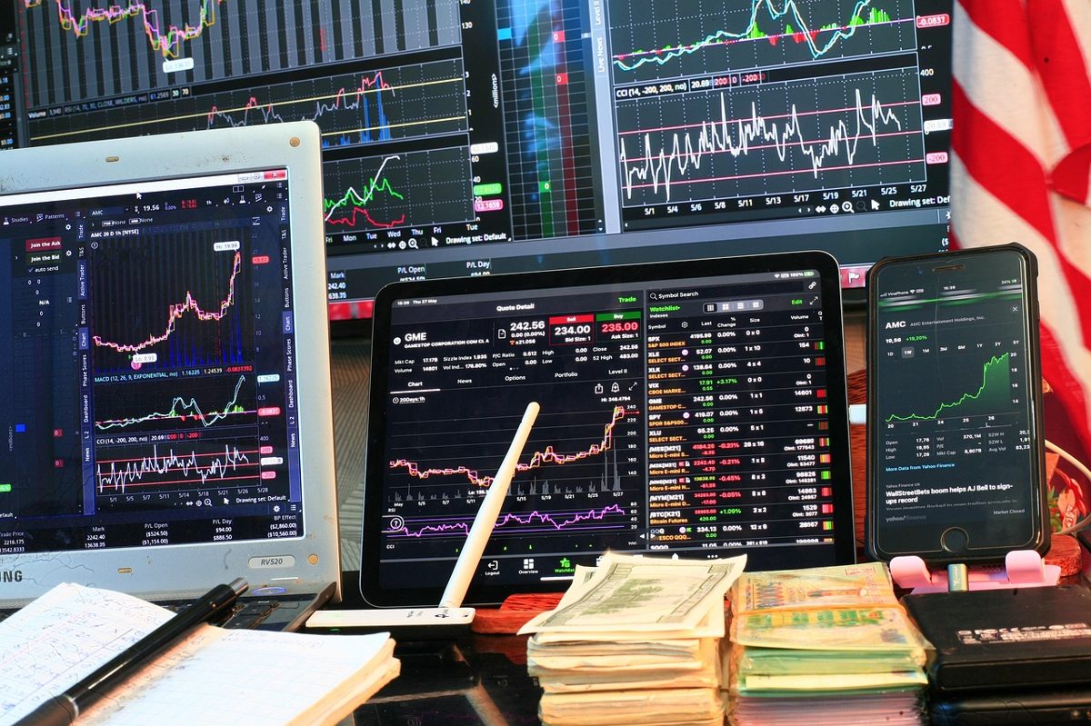 stock market, charts, trading, gamestop, amc, gme, nyse, cboe, wallstreetbets, graph, finance, stocks, business, growth,