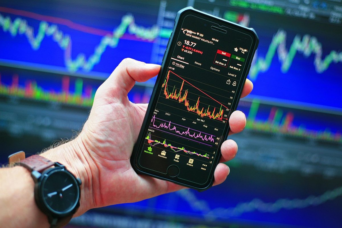 stock market, chart, phone, stocks, dow, nasdaq, trading, investing, futures, options, gme, amc, corporation, company, m