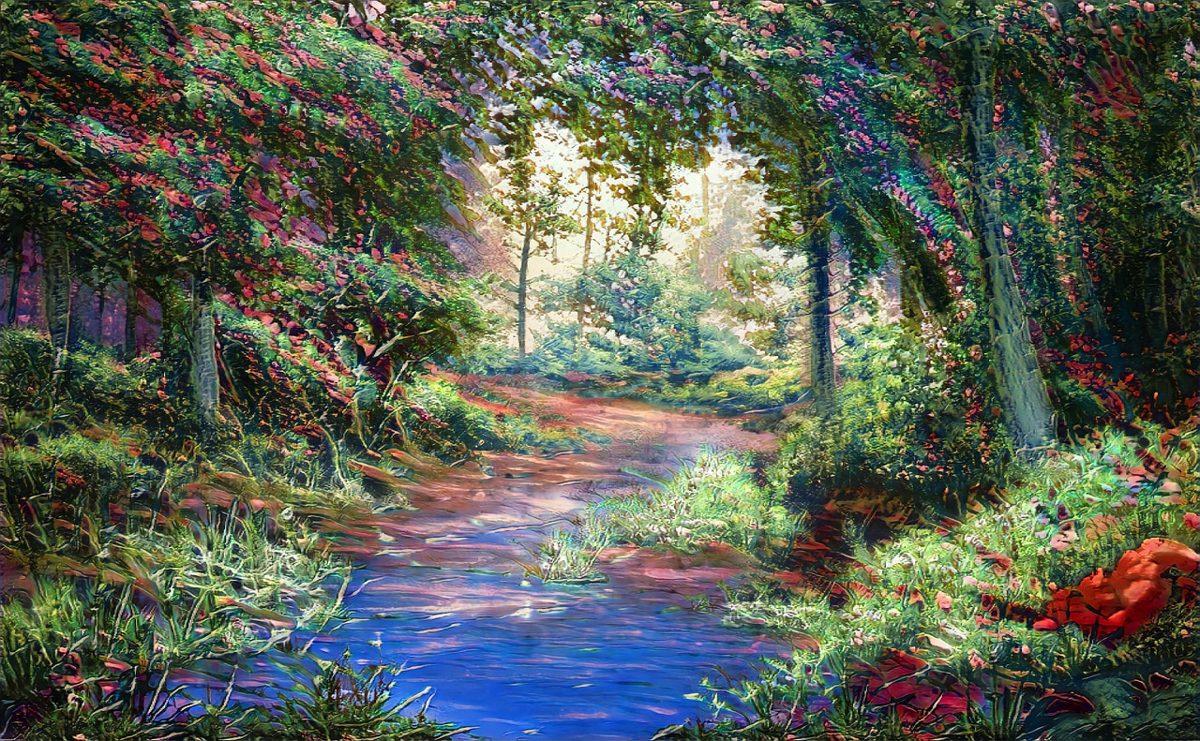 abstract art, psychedelic art, experimental, digital art, artificial intelligence, digital collage, fantasy, dreamy, fai